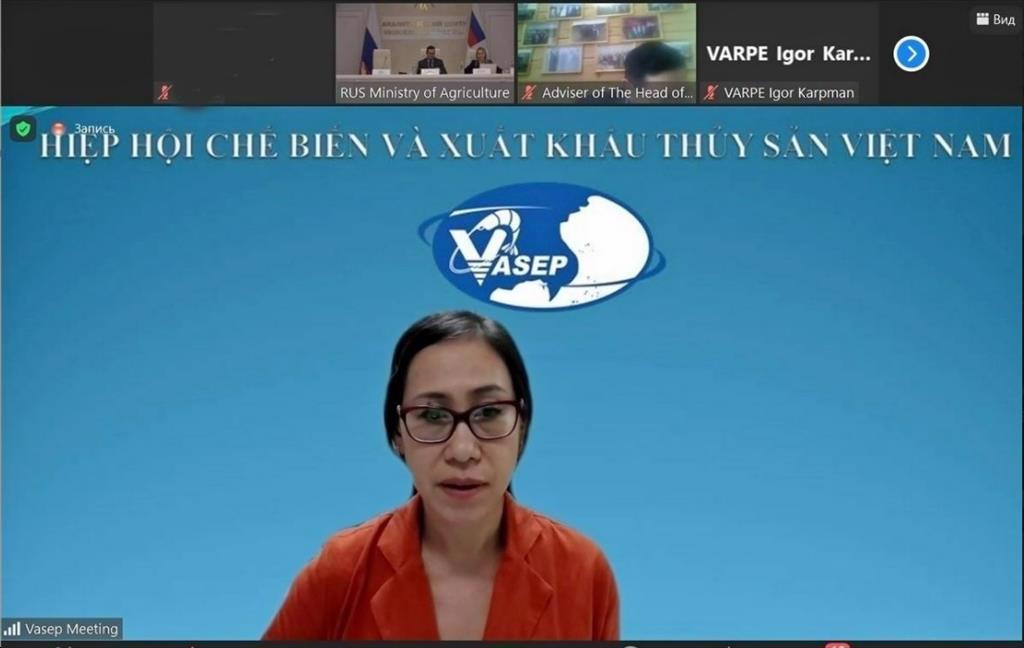 Hội nghị trực tuyến Thúc đẩy thiết lập quan hệ kinh doanh Việt Nga trong lĩnh vực nông nghiệp và thủy sản