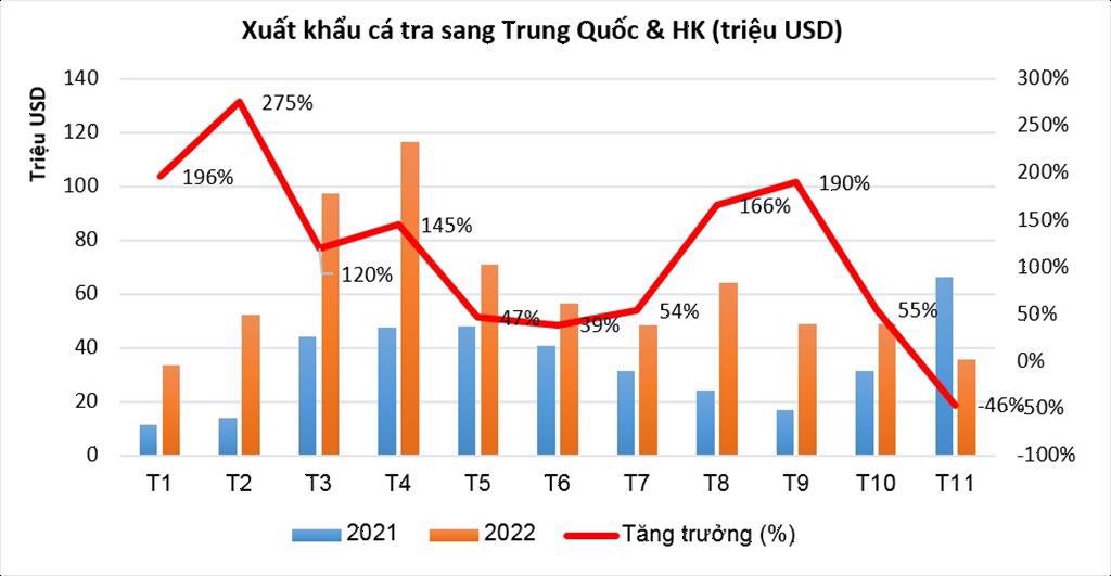 Hạn chế bởi Covid Trung Quốc vẫn thu hút 160 doanh nghiệp xuất khẩu cá tra