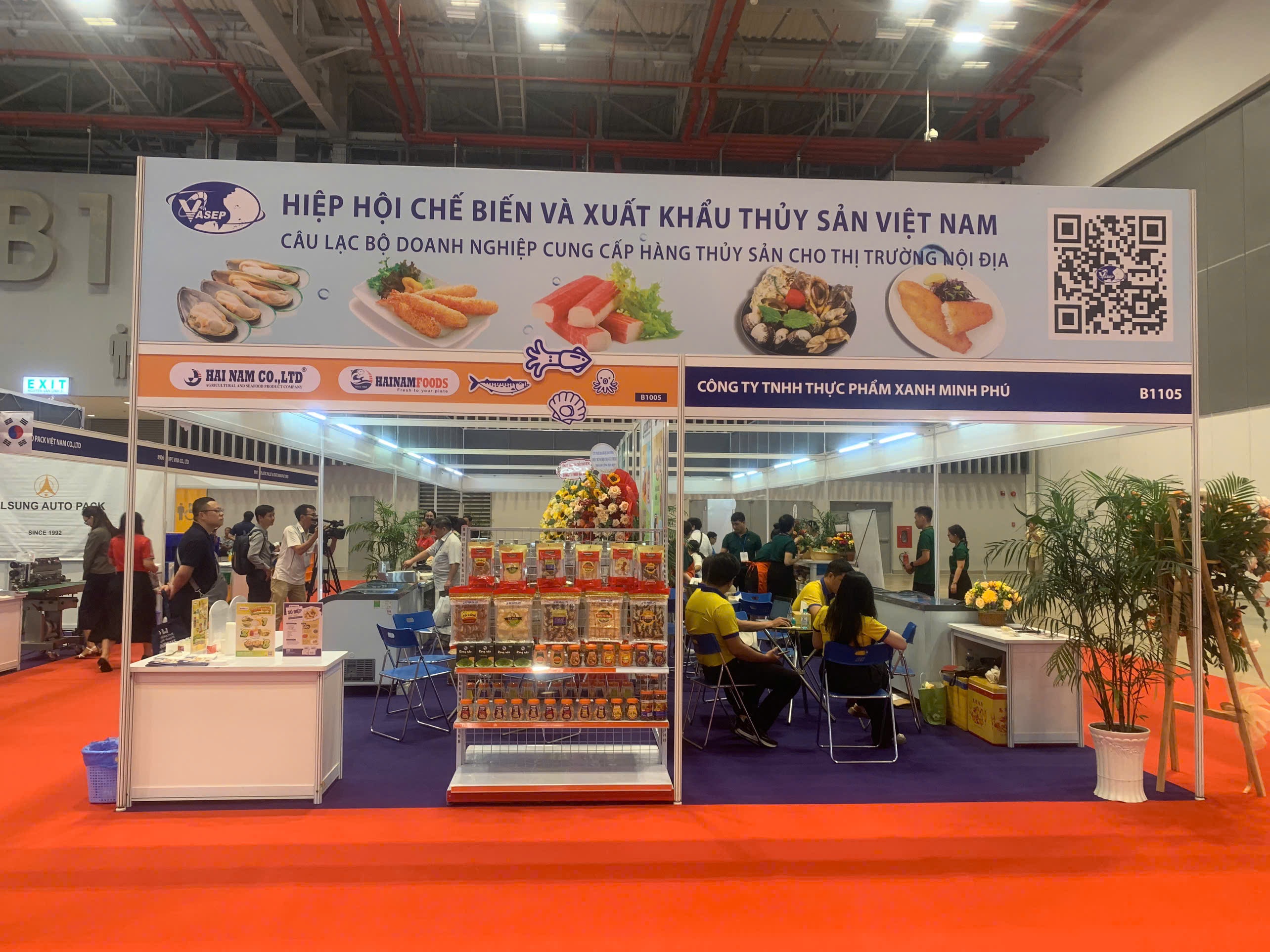 Lần đầu tiên tại Vietfish 2024 có gian hàng dành riêng cho các DN nội địa