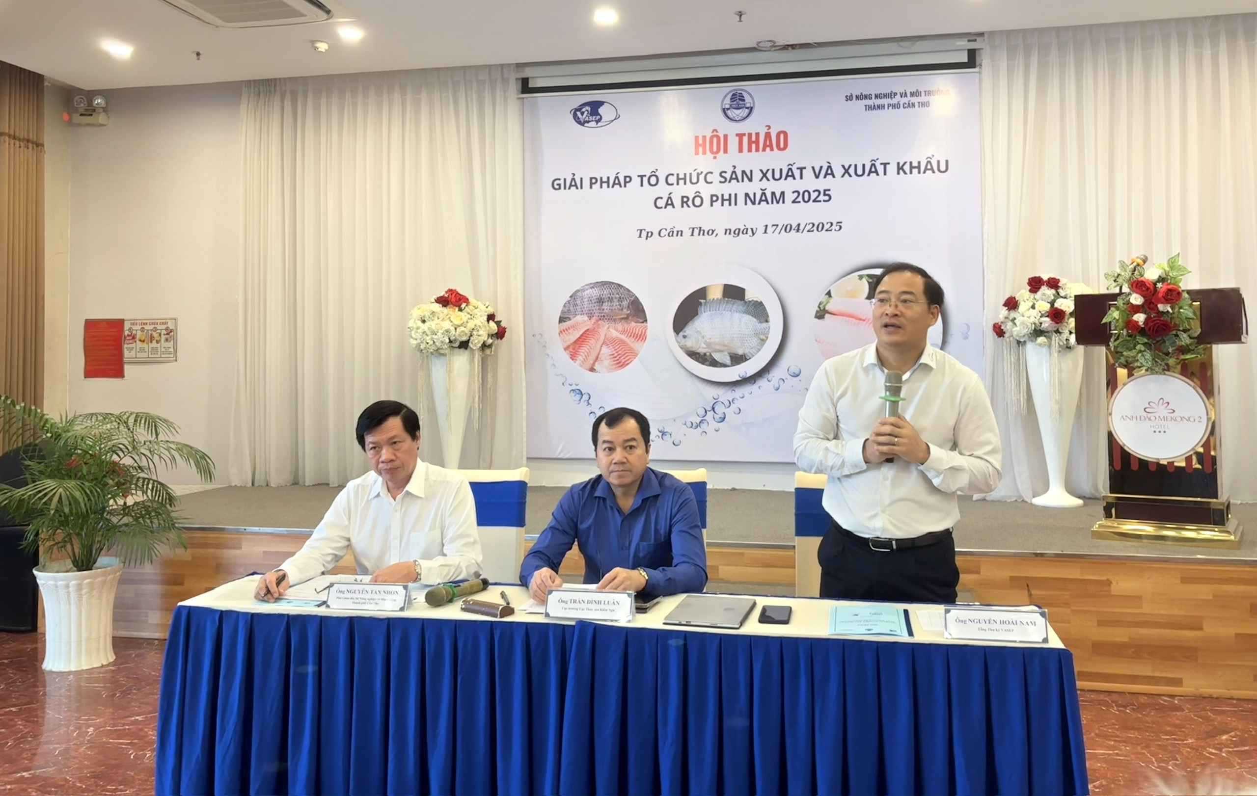 Phát triển nuôi cá rô phi trong nước gia tăng giá trị xuất khẩu